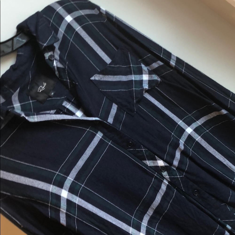 Rails Hunter Button Down Navy Size Xs